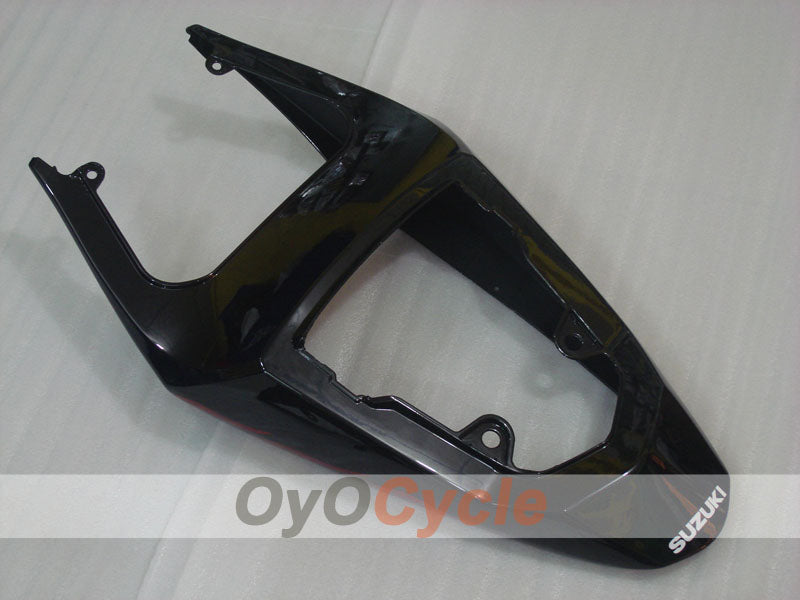 Injection Fairing kit for 04-05 GSXR600 - Red, Black - Flame #OYO87901186