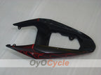 Injection Fairing kit for 04-05 GSXR600 - Red, Black - Flame #OYO87901186