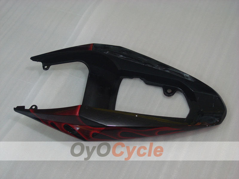 Injection Fairing kit for 04-05 GSX R750 - Red, Black - Flame #OYO87901252