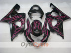 Injection Fairing kit for 04-05 GSXR600 - Red, Black - Flame #OYO87901188