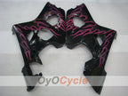 Injection Fairing kit for 04-05 GSXR600 - Red, Black - Flame #OYO87901188