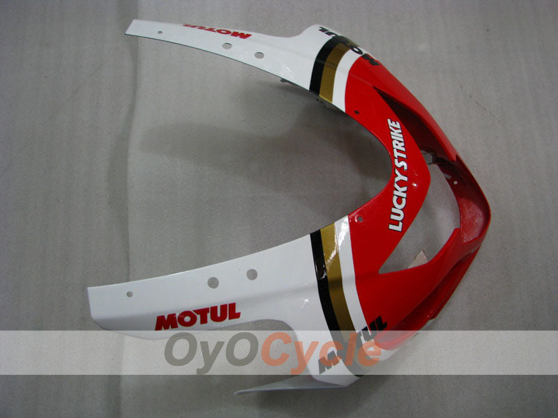 Injection Fairing kit for 04-05 GSX R750 - Red, White - Lucky Strike #OYO87901260