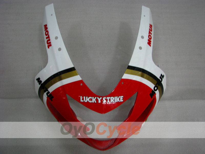 Injection Fairing kit for 04-05 GSX R750 - Red, White - Lucky Strike #OYO87901260