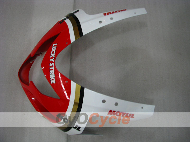 Injection Fairing kit for 04-05 GSX R750 - Red, White - Lucky Strike #OYO87901260