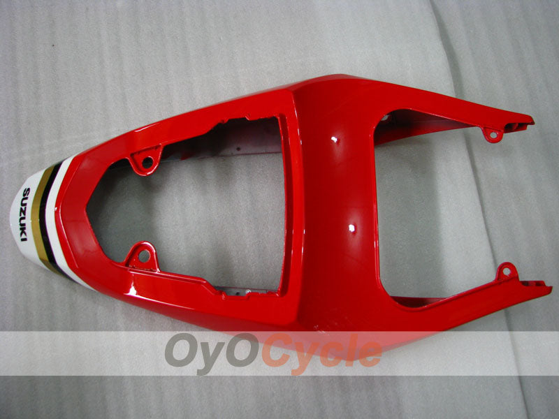 Injection Fairing kit for 04-05 GSX R750 - Red, White - Lucky Strike #OYO87901260