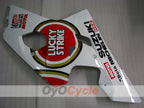 Injection Fairing kit for 04-05 GSX R750 - Red, White - Lucky Strike #OYO87901260