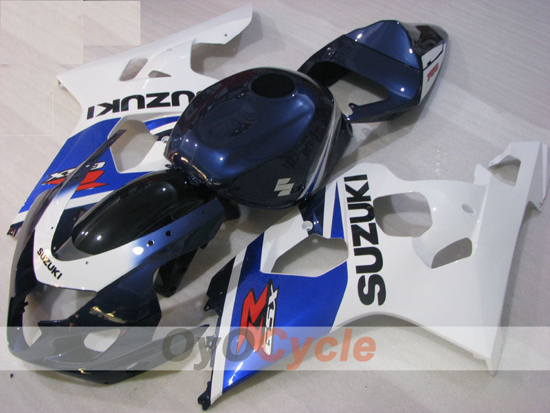 Injection Fairing kit for 04-05 GSXR600 - White, Black - Factory Style #OYO87901356 Secondary image