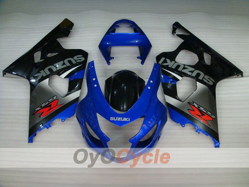 Injection Fairing kit for 04-05 GSX R750 - Blue, Black - Factory Style #OYO87901182
