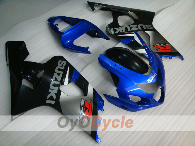 Injection Fairing kit for 04-05 GSX R750 - Blue, Black - Factory Style #OYO87901182