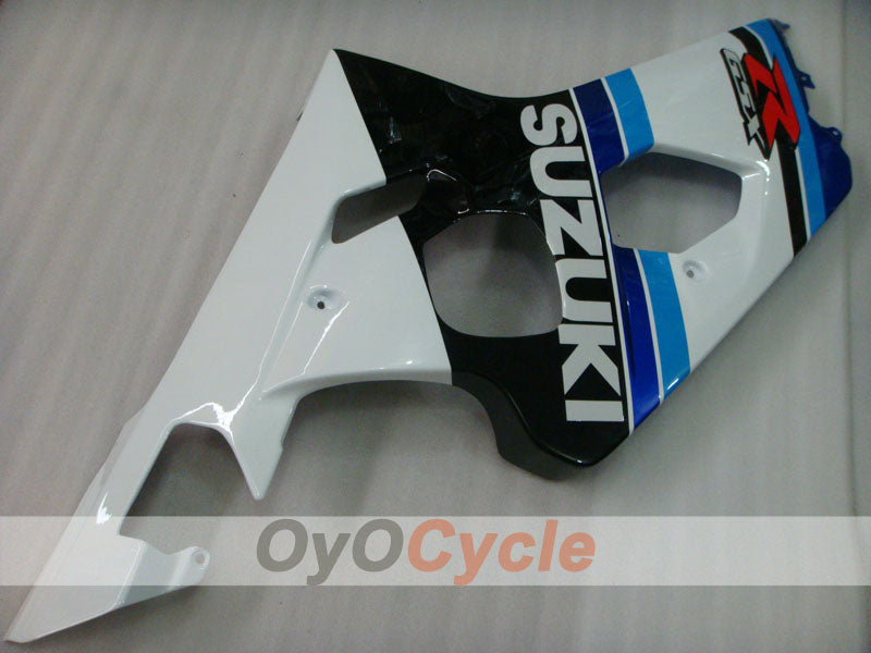 Injection Fairing kit for 04-05 GSX R750 - White, Black - Factory Style #OYO87901187