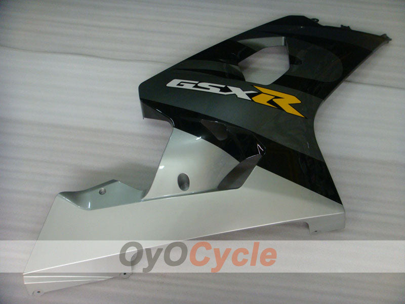 Injection Fairing kit for 04-05 GSXR600 - Black, Silver - Factory Style #OYO87901384
