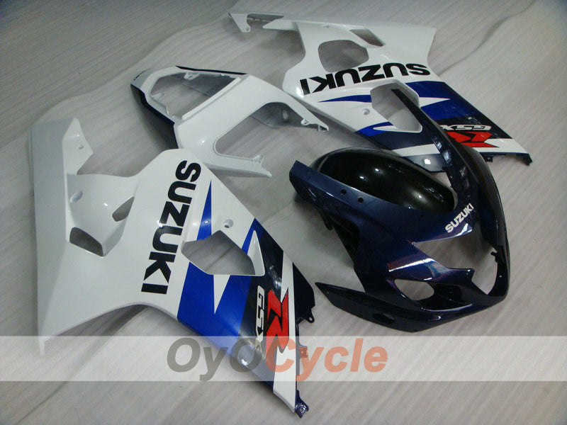 Injection Fairing kit for 04-05 GSX R750 - Blue, White - Factory Style #OYO87901218