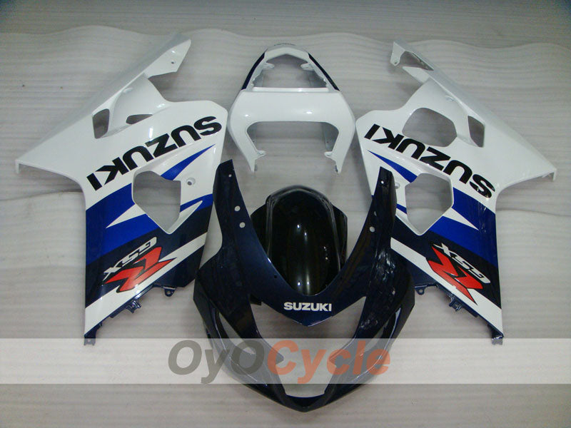 Injection Fairing kit for 04-05 GSX R750 - Blue, White - Factory Style #OYO87901218