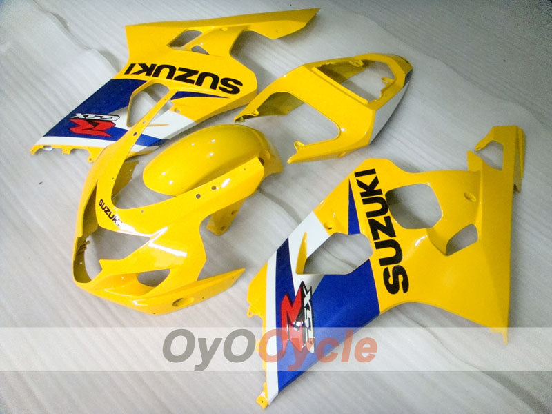 Injection Fairing kit for 04-05 GSX R750 - Yellow, Blue - Factory Style #OYO87901219 Secondary image
