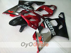 Injection Fairing kit for 04-05 GSXR600 - Red, Black - Factory Style #OYO87901392