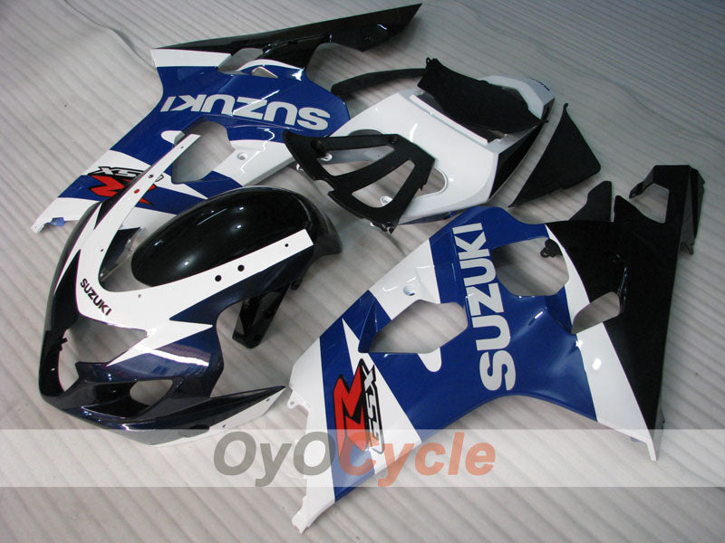 Injection Fairing kit for 04-05 GSX R750 - Blue, White - Factory Style #OYO87901223