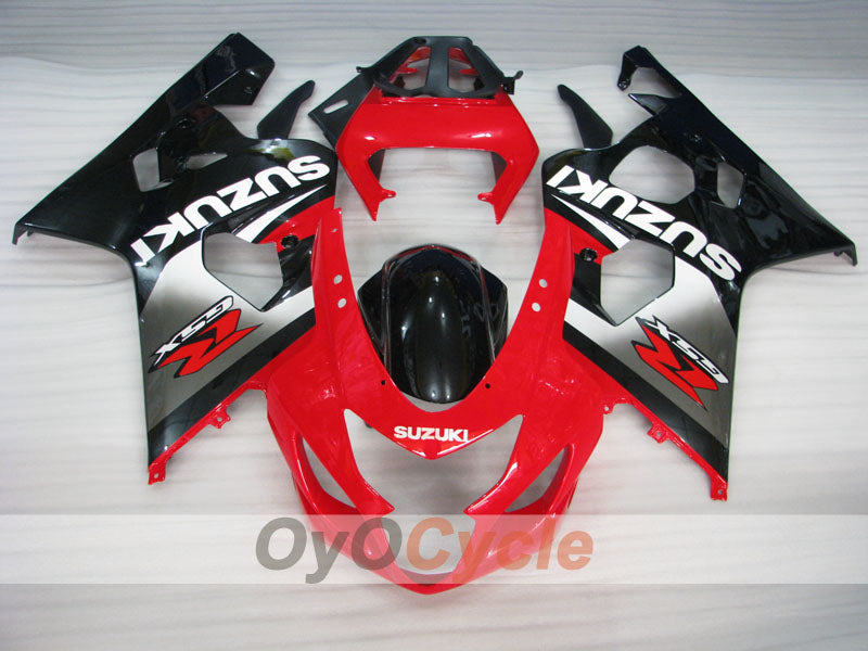 Injection Fairing kit for 04-05 GSXR600 - Red, Black - Factory Style #OYO87901404