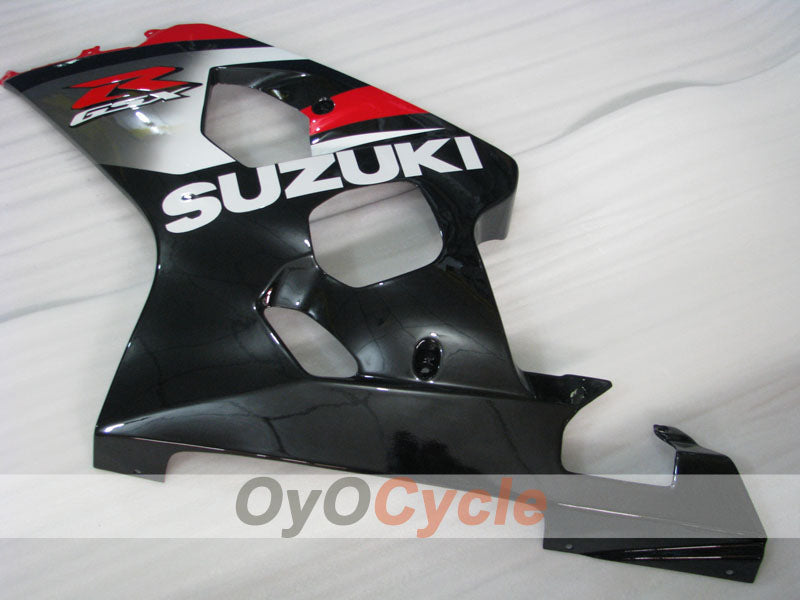 Injection Fairing kit for 04-05 GSXR600 - Red, Black - Factory Style #OYO87901404