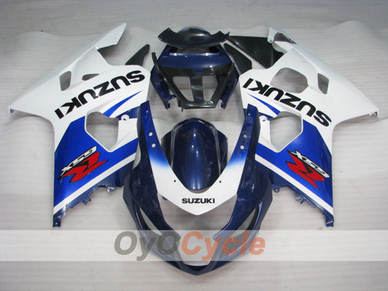 Injection Fairing kit for 04-05 GSX R750 - Blue, White - Factory Style #OYO87901228 Secondary image