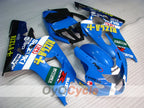 Injection Fairing kit for 04-05 GSX R750 - Blue, Black - Rizla+ #OYO87901233