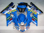 Injection Fairing kit for 04-05 GSX R750 - Blue, Black - Rizla+ #OYO87901233