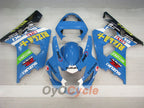 Injection Fairing kit for 04-05 GSX R750 - Blue, White - Rizla+ #OYO87901234