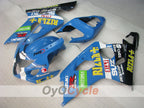 Injection Fairing kit for 04-05 GSXR600 - Blue, Black - DUNLOP, Rizla+ #OYO87901421