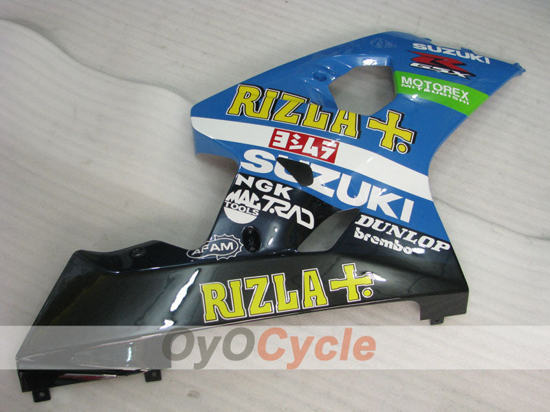 Injection Fairing kit for 04-05 GSX R750 - Blue, White - Rizla+ #OYO87901234