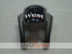 Injection Fairing kit for 04-05 GSXR600 - White, Black - West #OYO87901423