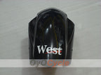 Injection Fairing kit for 04-05 GSX R750 - White, Black - West #OYO87901235