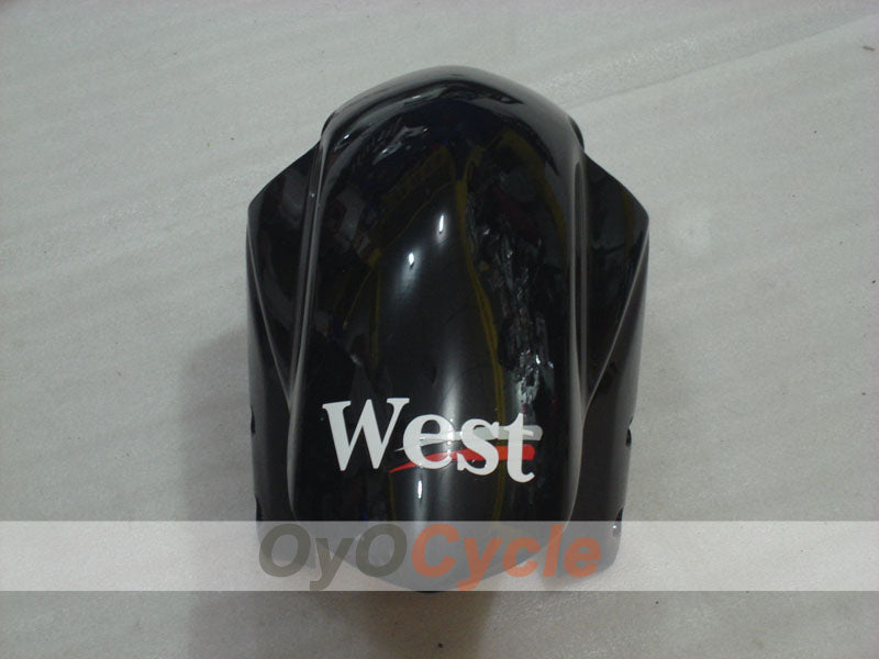Injection Fairing kit for 04-05 GSX R750 - White, Black - West #OYO87901235