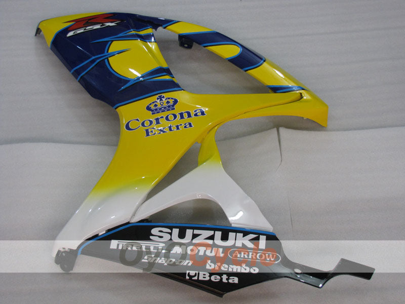 Injection Fairing kit for 06-07 GSX R600 - Yellow, Blue - Corona, MOTUL #OYO87901435