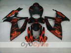 Injection Fairing kit for 06-07 GSX R600 - Orange, Black, Matte - Corona, MOTUL #OYO87901436
