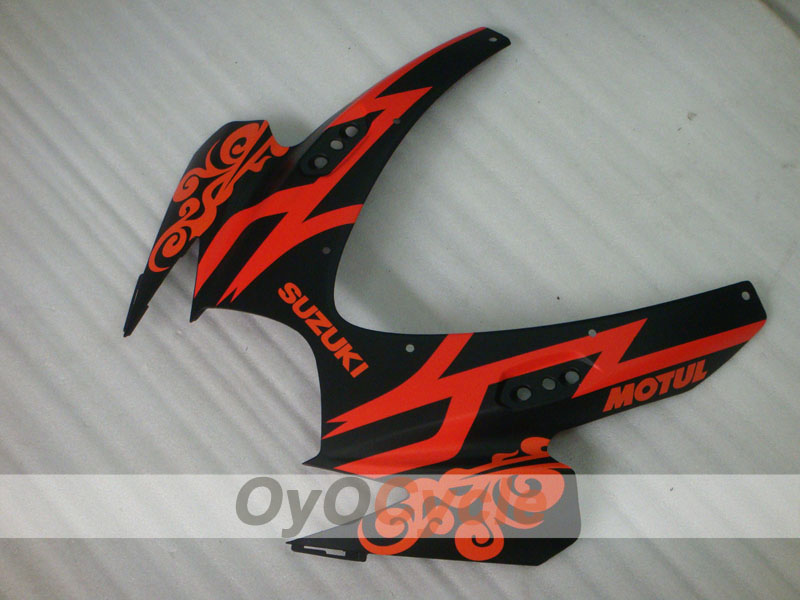 Injection Fairing kit for 06-07 GSX R600 - Orange, Black, Matte - Corona, MOTUL #OYO87901436