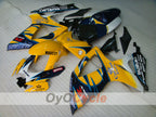 Injection Fairing kit for 06-07 GSX R600 - Yellow, Black - Corona, MOTUL #OYO87901437