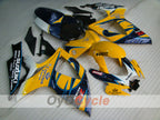 Injection Fairing kit for 06-07 GSX R600 - Yellow, Black - Corona, MOTUL #OYO87901437
