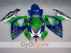 Injection Fairing kit for 06-07 GSX R600 - Green, Blue - Corona #OYO87901453