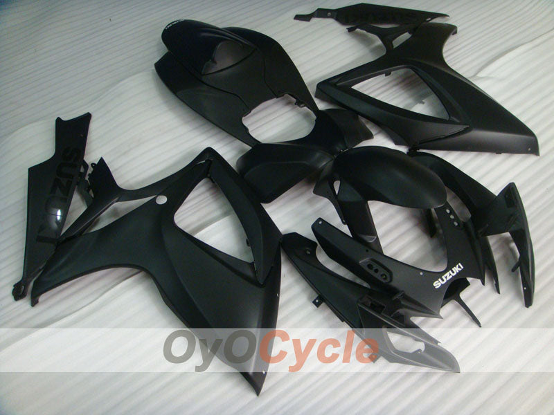 Injection Fairing kit for 06-07 GSX R750 - Black, Matte - Factory Style #OYO87901283 Main image