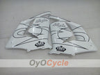 Injection Fairing kit for 04-05 NINJA ZX-10R - White, Black - Corona #OYO87901494