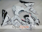 Injection Fairing kit for 04-05 NINJA ZX-10R - White, Black - Corona #OYO87901494