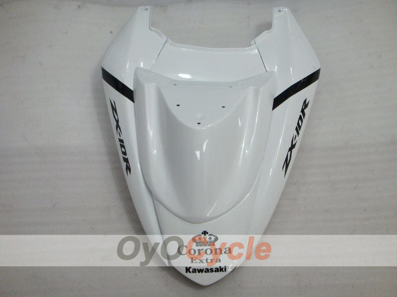Injection Fairing kit for 04-05 NINJA ZX-10R - White, Black - Corona #OYO87901494