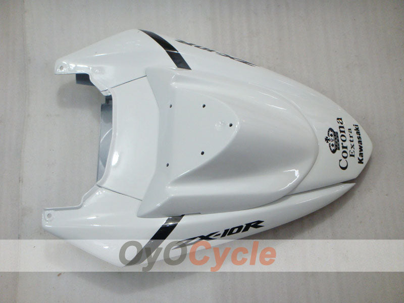 Injection Fairing kit for 04-05 NINJA ZX-10R - White, Black - Corona #OYO87901494