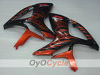 Injection Fairing kit for 06-07 GSX R750 - Orange, Black - Flame #OYO87901290