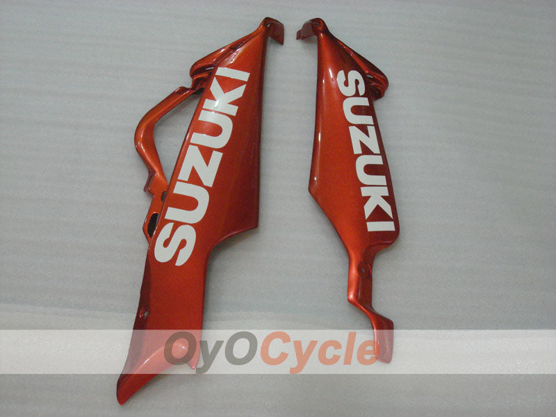 Injection Fairing kit for 06-07 GSX R750 - Orange, Black - Flame #OYO87901290