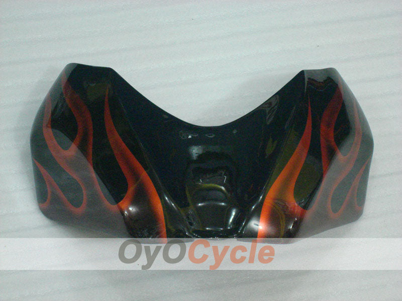Injection Fairing kit for 06-07 GSX R750 - Orange, Black - Flame #OYO87901290