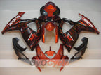 Injection Fairing kit for 06-07 GSX R750 - Orange, Black - Flame #OYO87901290