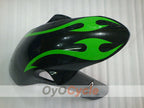Injection Fairing kit for 06-07 GSX R600 - Green, Black - Flame #OYO87901500