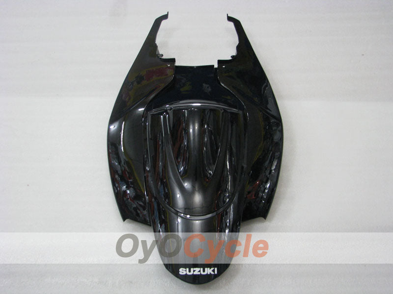 Injection Fairing kit for 06-07 GSX R600 - Black, Silver - Flame #OYO87901502