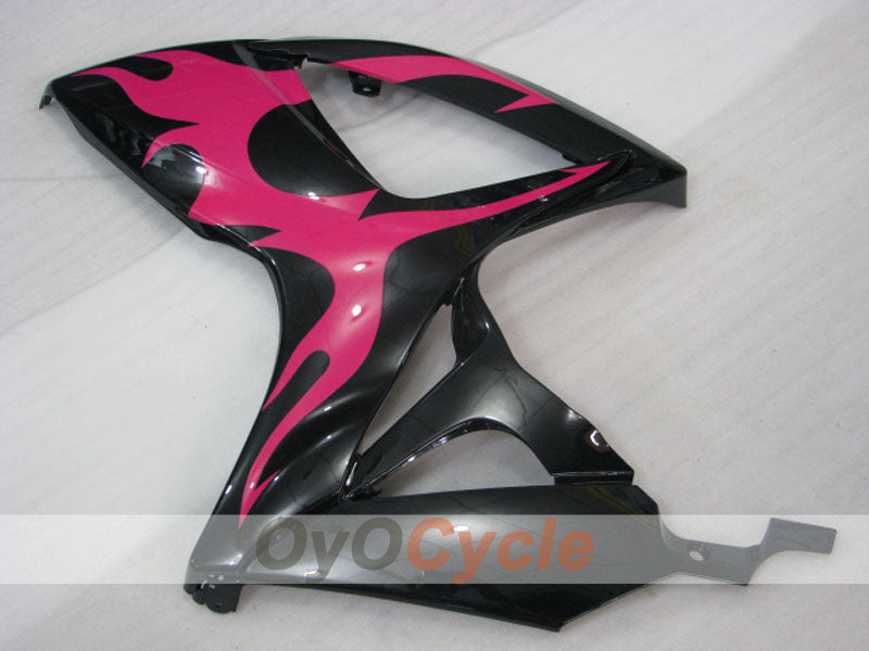 Injection Fairing kit for 06-07 GSX R600 - Red, Black - Flame #OYO87901503