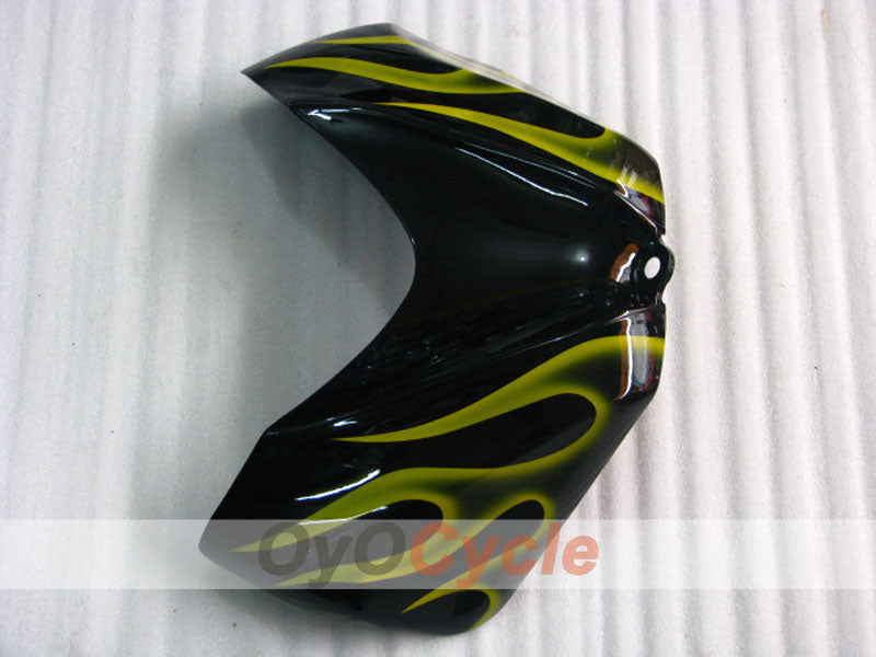Injection Fairing kit for 06-07 GSX R750 - Yellow, Black - Flame #OYO87901299